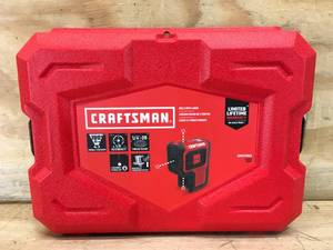 lot 61 image: Craftsman Red 3 Spot Laser Model # CMHT77632