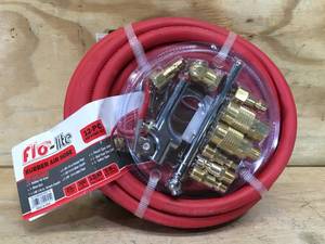 lot 82 image: Flo-Lite 12 Piece Rubber Air Hose Kit