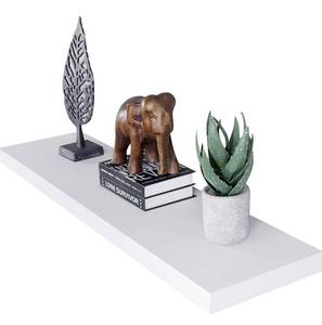 lot 36 image: WELLAND 12 Deep Floating Shelf- White