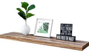 lot 37 image: WELLAND 12 Deep Floating Shelf- Retro