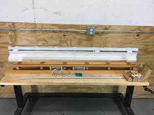 lot 122 image: Lot of 2 - Window Shades and 1 Curtain Rod