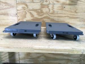 lot 124 image: Lot of 2 - Grey 16 x 11 Dollies