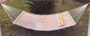 lot 48 image: BACKYARD EXPRESSIONS Quilted Hammock