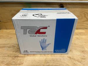 lot 107 image: Case of TAC Nitrile Gloves Size Large