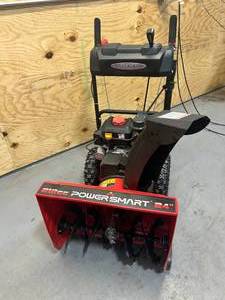 lot 117 image: POWERSMART Two Stage 24 Snow Blower with Electric Start Model PSS24HP
