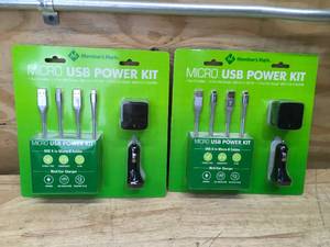 lot 137 image: Lot of 2 - Micro USB Power Kits