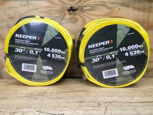 lot 2 image: Lot of 2 - Keeper Recovery Straps Model # 02942