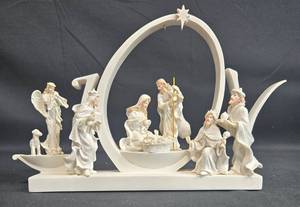lot 16 image: Dicksons Nativity Scene Figurine with Star Accent