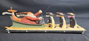 lot 59 image: Limited Edition Williraye Studio Polar Brigade Figurine - Santa with Penguins