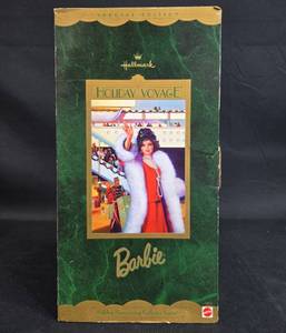 lot 128 image: Hallmark Holiday Voyage Barbie - Special Edition Collector Doll