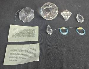lot 158 image: Lot of 7 Strass Full Lead Crystal Decorative Pieces from Austria
