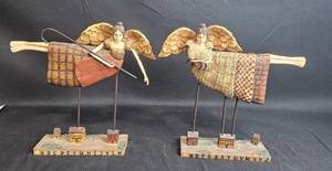 lot 163 image: David Harden Angel Shepard Figurines Set of 2