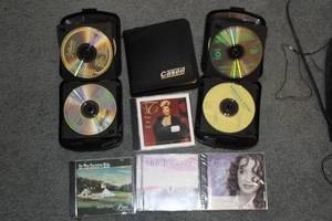 lot 369 image: Collection of 10 Music CDs with Carrying Case