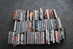 lot 370 image: Collection of 70 VHS Movies Including Classics and Variety