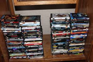 lot 373 image: Large Collection of 100 Assorted DVDs and Blu-rays