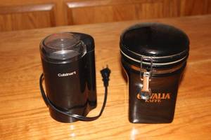 lot 416 image: Cuisinart Coffee Grinder with OVALIA Storage Canister