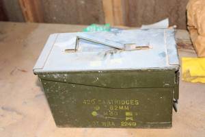 lot 445 image: Military Surplus Ammo Can for 7.62mm Cartridges