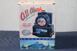 lot 807 image: All Aboard Alarm Clock - Train Design with Sound and Light Effects