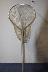 lot 972 image: Large Fishing Landing Net with Aluminum Handle