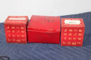 lot 979 image: Set of Feng Shui Wind Chimes and Ceramic Lotus Dish