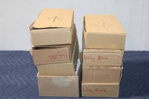 lot 1150 image: Set of 50 Red Vintage Christmas Light Bulbs