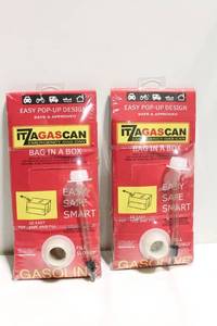 lot 953 image: Set of 2 IZTAGS Bag in a Box Emergency Gas Cans