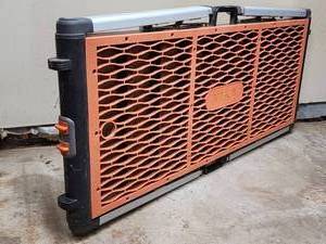 lot 40 image: Folding Adjustable Height Portable Workstation with Power Outlets