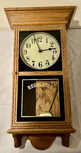 lot 263 image: Gorgeous Handcrafted Wall Clock