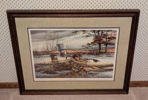 lot 227 image: Limited Edition 476490 Framed Rusty Refuge II Print by Terry Redlin