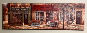 lot 247 image: French Canvas Art LAmbiance Ruane Manning