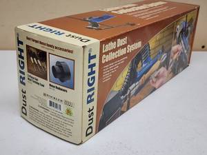 lot 61 image: Dust Right Lathe Dust Collection System NEW