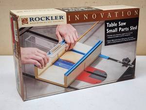 lot 75 image: Rockler Woodworking Table Saw Small Parts Sled