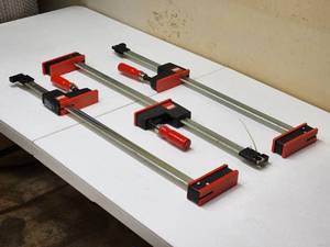 lot 27 image: (3) Bessy Woodworking Clamps
