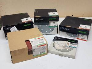 lot 99 image: Assorted Woodworking Festool Sanding Discs