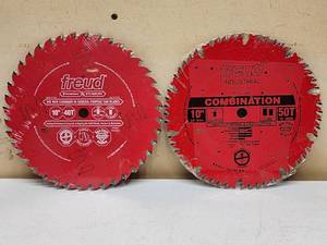 lot 105 image: (2) Freud 12 Table Saw Blades