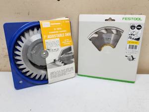 lot 100 image: (2)  Assorted Saw Blades by Festool and Craftsman