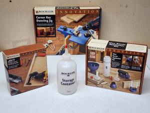 lot 73 image: (4) Assorted Rockler Woodworking Accessories