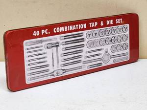 lot 423 image: 40 Piece Tap and Die Combination Set