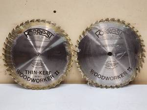 lot 103 image: (2) Forrest 12 Table Saw Blades