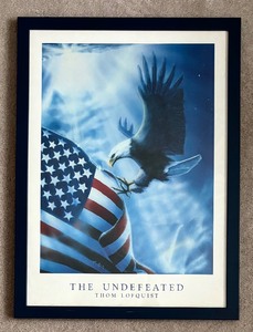 lot 249 image: The Undefeated by Thom Lofquist Framed Print