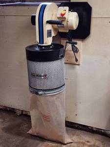 lot 45 image: Rockler Wall Mounted Dust Collection System