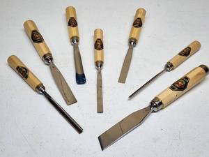 lot 157 image: Assorted Vintage Kirschen Two Cherries German Made Mini Lathe Tools