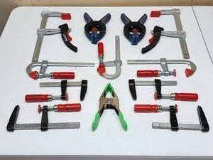 lot 44 image: Assorted Woodworking Hand Clamps