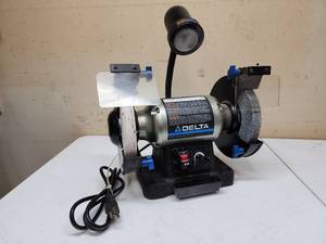 lot 130 image: Delta Variable Speed Benchtop Grinder