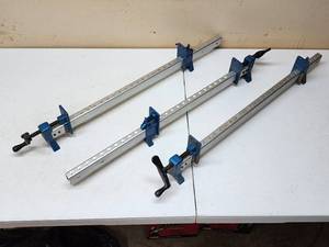 lot 177 image: (3) Rockler Woodworking Clamps