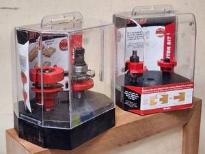 lot 182 image: (2) Freud Router Bit Sets