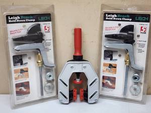 lot 50 image: (3) Assorted Workbench Clamps from Bessy and Leigh