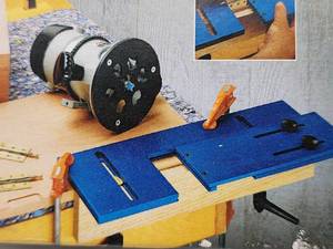 lot 191 image: Rockler Woodworking Hinge Mortising Jig