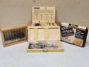 lot 89 image: Assorted Woodworking Drill Accessories including Mortise Chisels and More