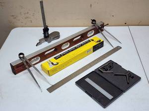 lot 396 image: Assorted Woodworking Measuring Tools